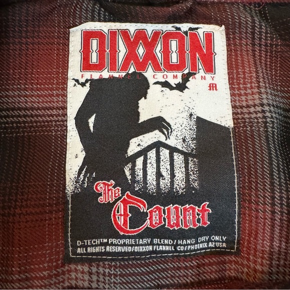 DIXXON Women’s The Count Plaid Pearl Snap Flannel M Limited Edition - Picture 2 of 12